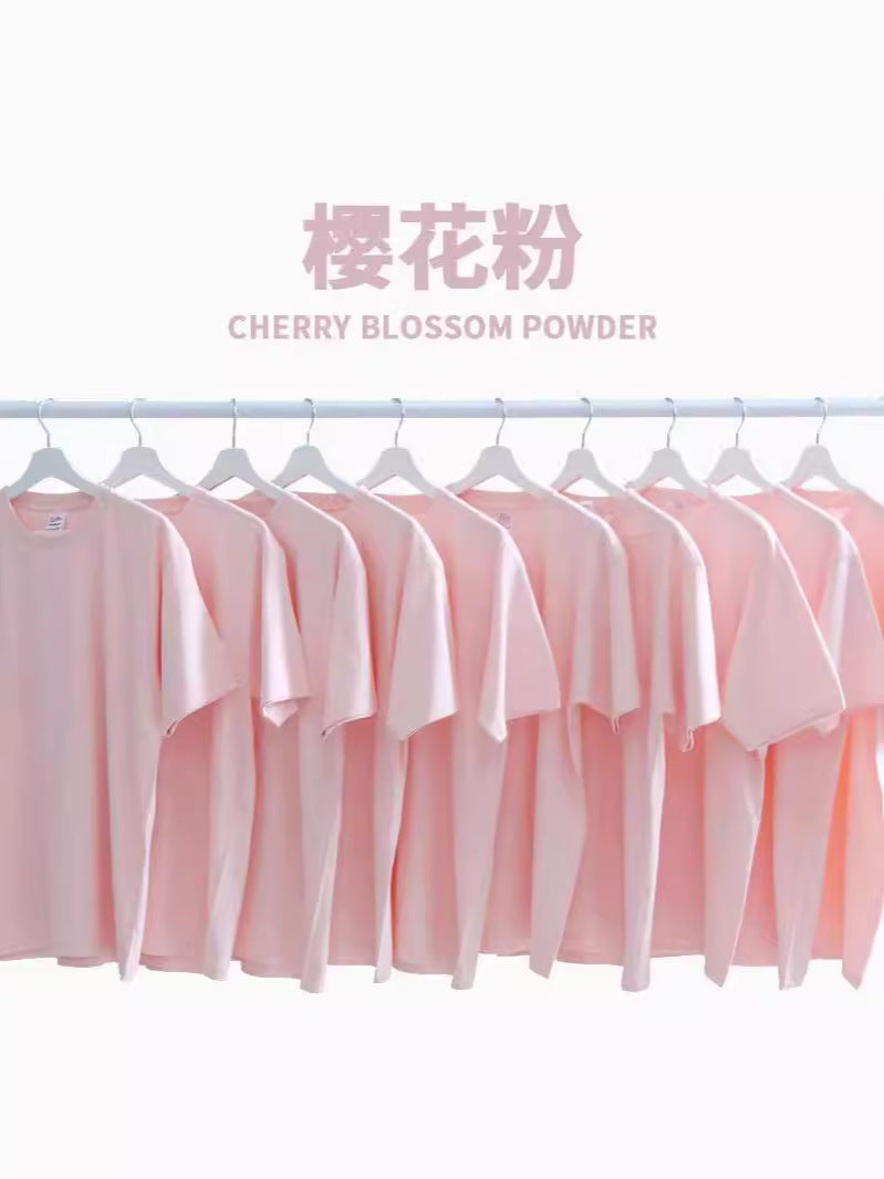OEM customized 300 gsm 100% cotton heavry weight T shirts for men and women