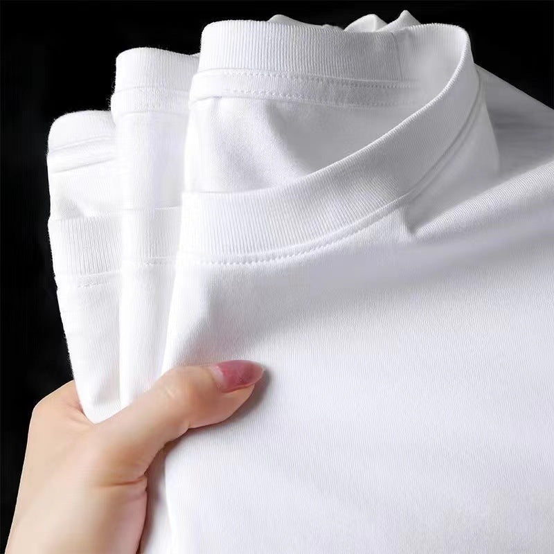 OEM customized 300 gsm 100% cotton heavry weight T shirts for men and women