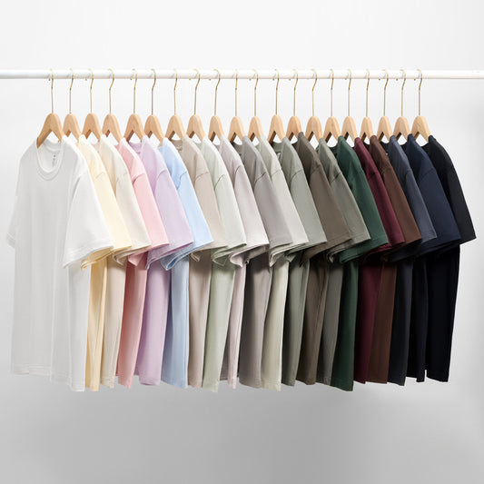 320 gsm Heavyweight Wholesale Men's Clothing Custom 100% Cotton T shirts for men