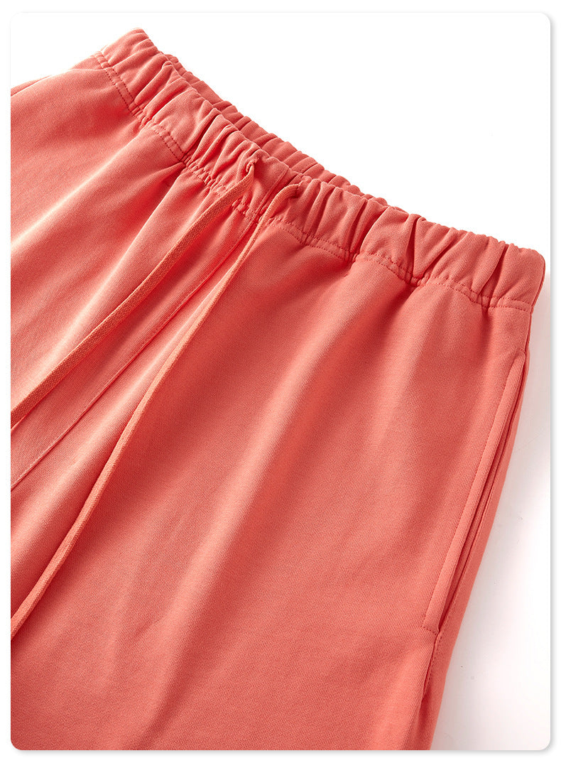 Be Men's 2024 Heavy Fog Teen Fashion Brand Men's Loose Cropped Pants Men's Sports Casual Shorts Summer