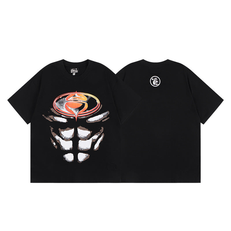 HS6001-1 Hellstar 100% cotton NFC short T shirt  for men