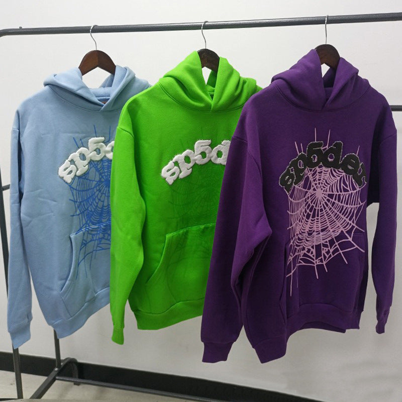 Top 430gsm Sp5der Hoodies 100% Cotton Hoodie for men and women