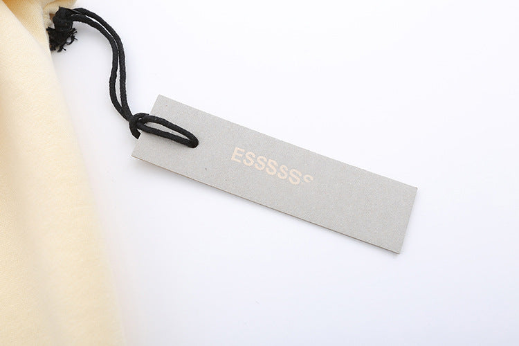 ESS Silicone Letter Zipper with Fleece Lining100% Cotton Hooded Sweater