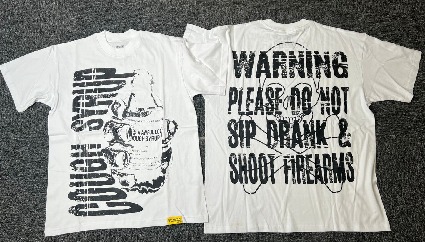 THAT'S AWFUL LOT OF COUGH SYRUP Crew Neck T-Shirt 100% Short Sleeve