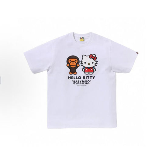 Bape tee shirts 100% cotton hello men tee shirts