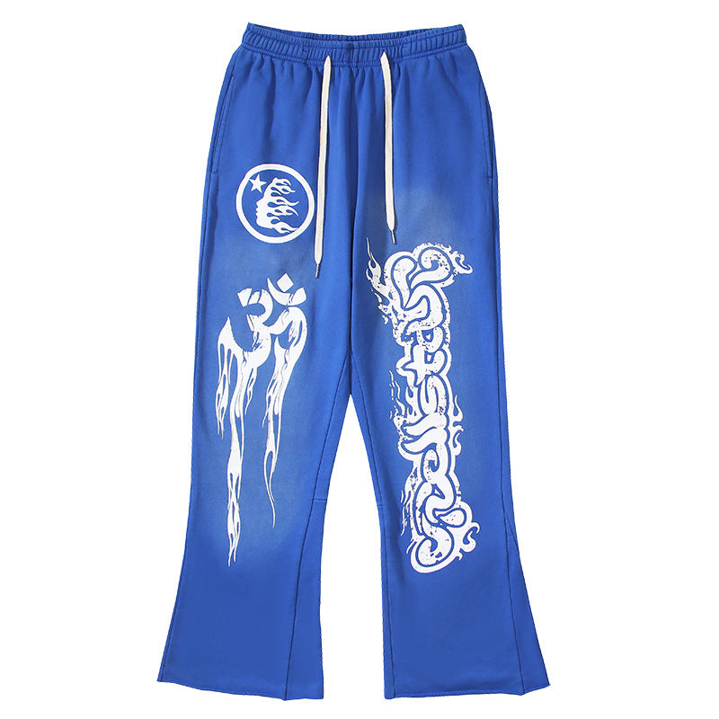 Hellstar Washed and Worn Hoodie Sweater Trousers Suit