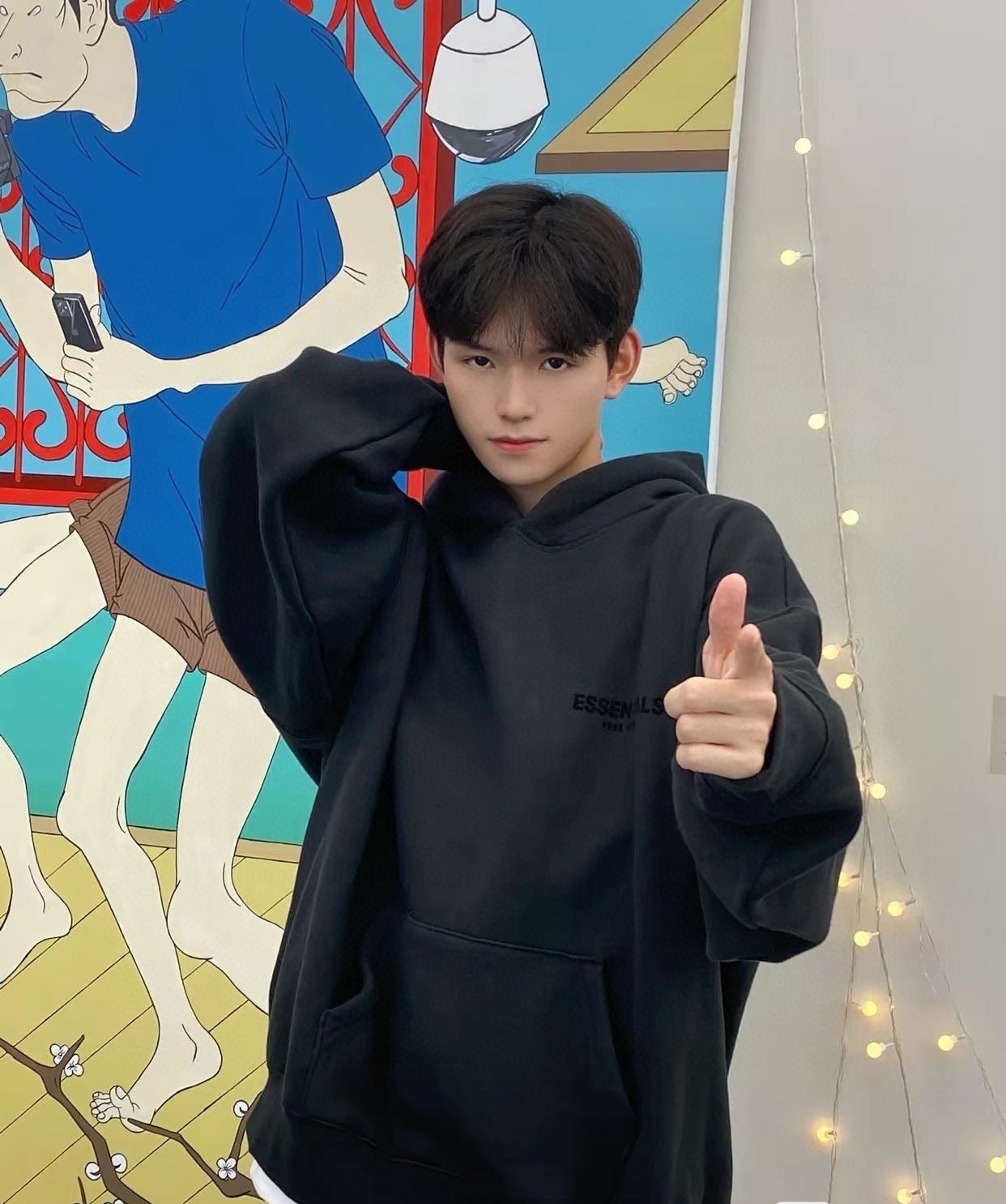 Top 1:1 Stock X Essentials Fog Fleece Thermal Hoodie Hoodie