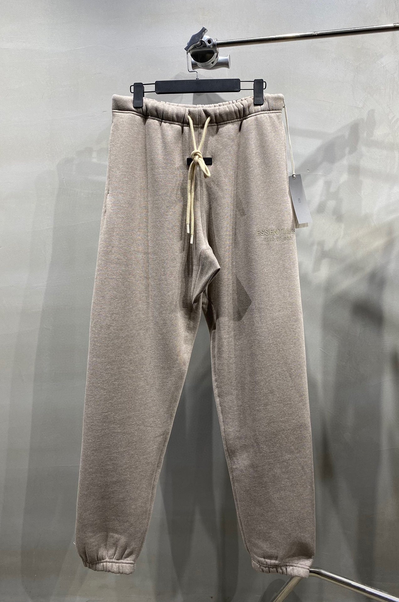 Ess*** Multi-Line Fog Silicone Letters Thickened Sports Casual Sweatpants Trousers