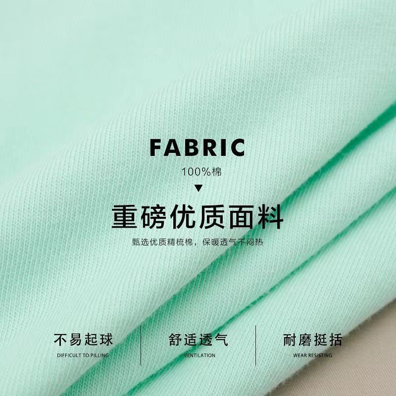 300Gsm Heavyweight  green colors blank tee shirts for men