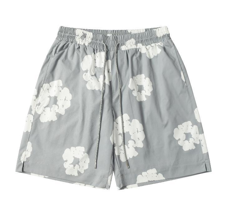 DENIMTEARS Kapok Foam Printed Trendy Brand Sweatshirt and Sweatpants Casual Hoodie Unisex Sports Set