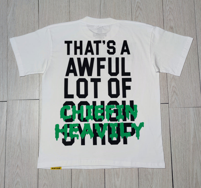 THAT'S AWFUL LOT OF COUGH SYRUP Crew Neck T-Shirt 100% Short Sleeve