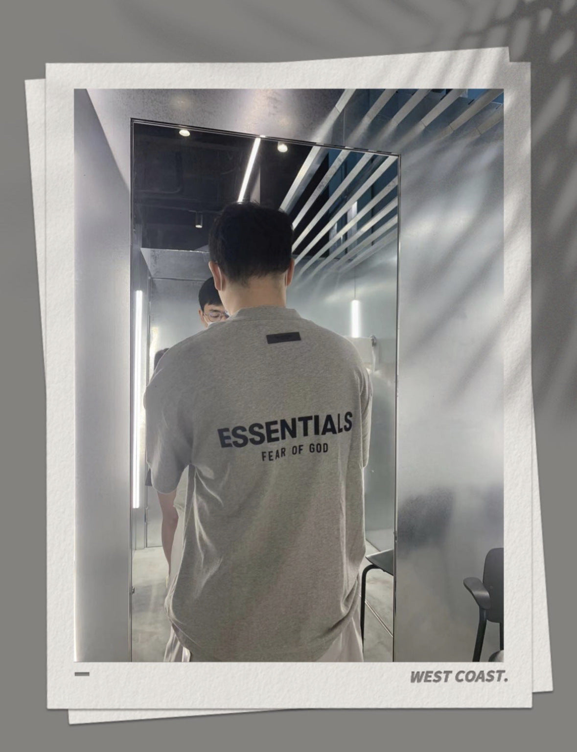 Top ESS Front and Rear Three-Dimensional Flocking Letters 100% Cotton round Neck Loose Couple Short Sleeve T-shirt