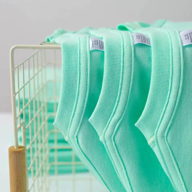 300Gsm Heavyweight  green colors blank tee shirts for men