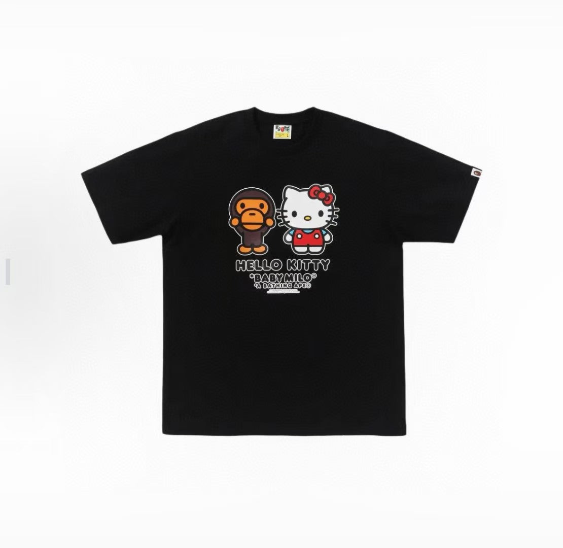 Bape tee shirts 100% cotton hello men tee shirts