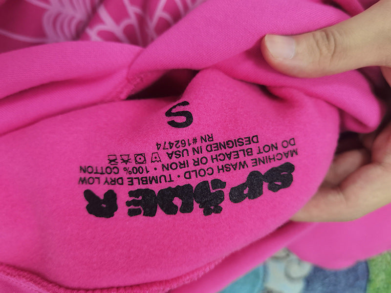 Top 430gsm Sp5der Hoodies 100% Cotton Hoodie for men and women