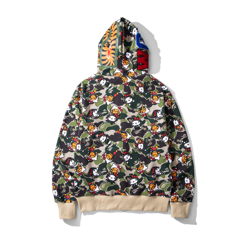 bape original 100% cotton hoodies for women and men