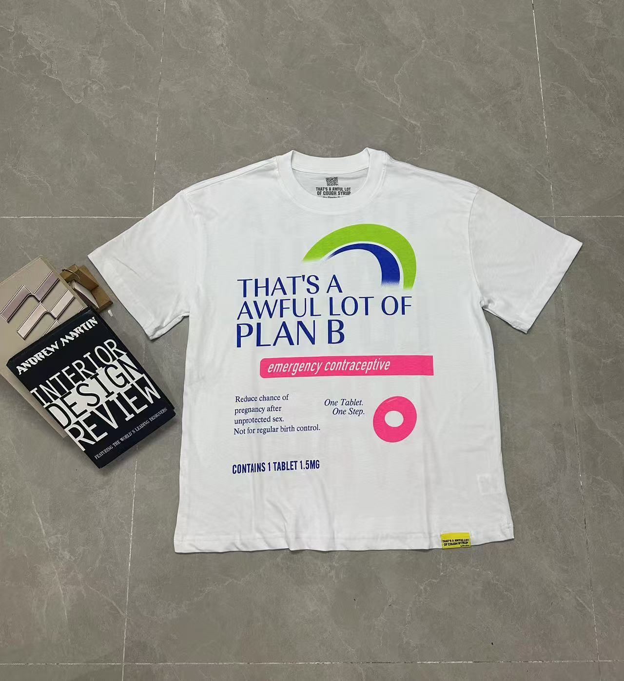 ALOCS 9001 THAT'S A AWFUL LOT OF COUGH SYRUP pure cotton T-shirt