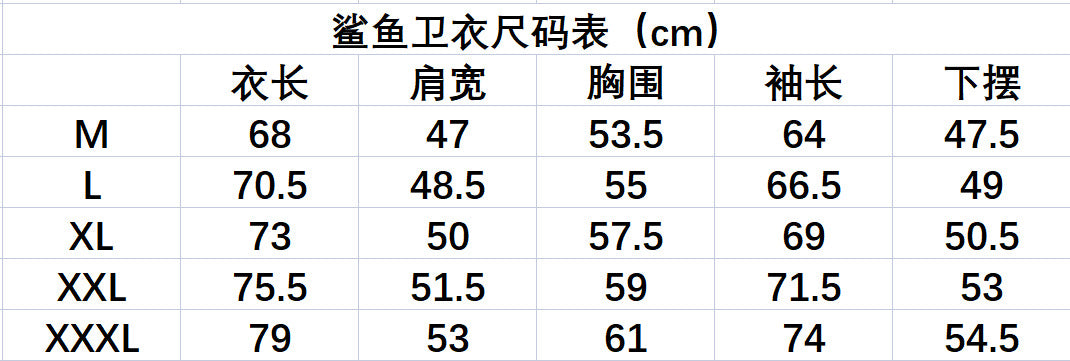 Bape Shark Head Classic Men's Sweatshirt Casual Loose Hooded Top Women's Jacket