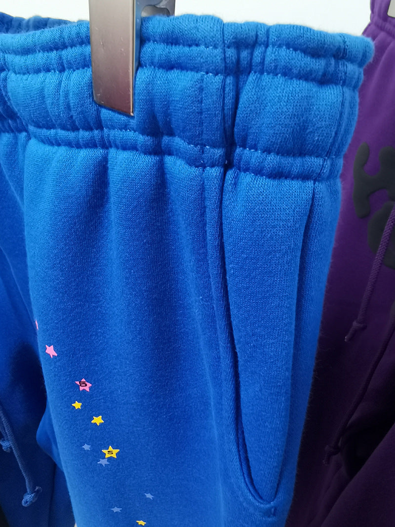 420 gsm 100% cotton spider sweater long pants sp5der