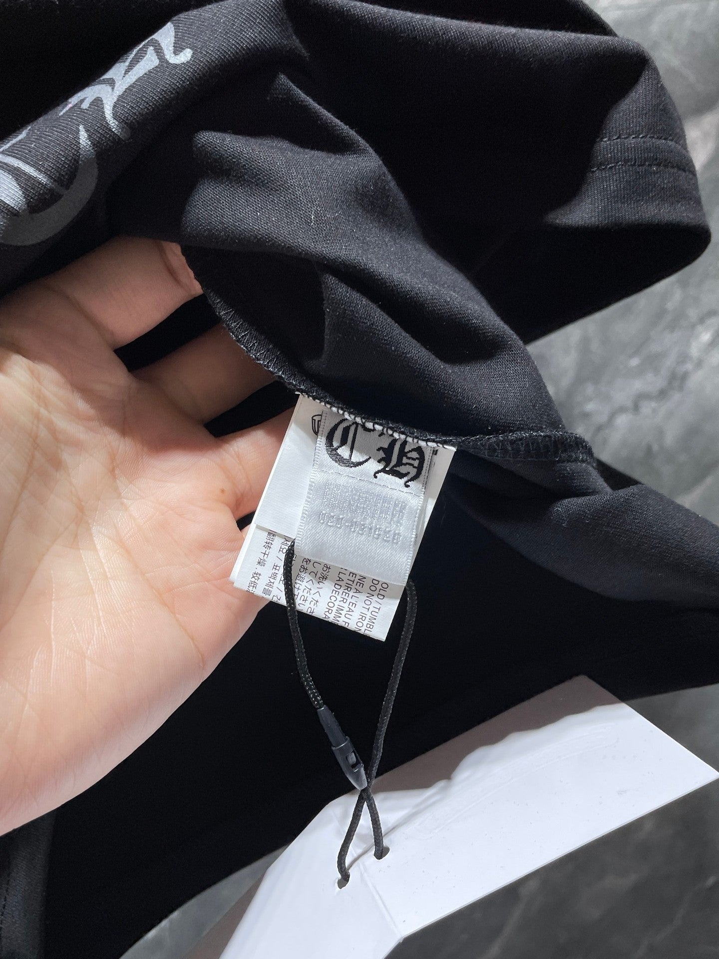 Chrome Hearts Letter Colorful Cross Flower Arm Double Yarn Short Sleeve T-Shirt for Men