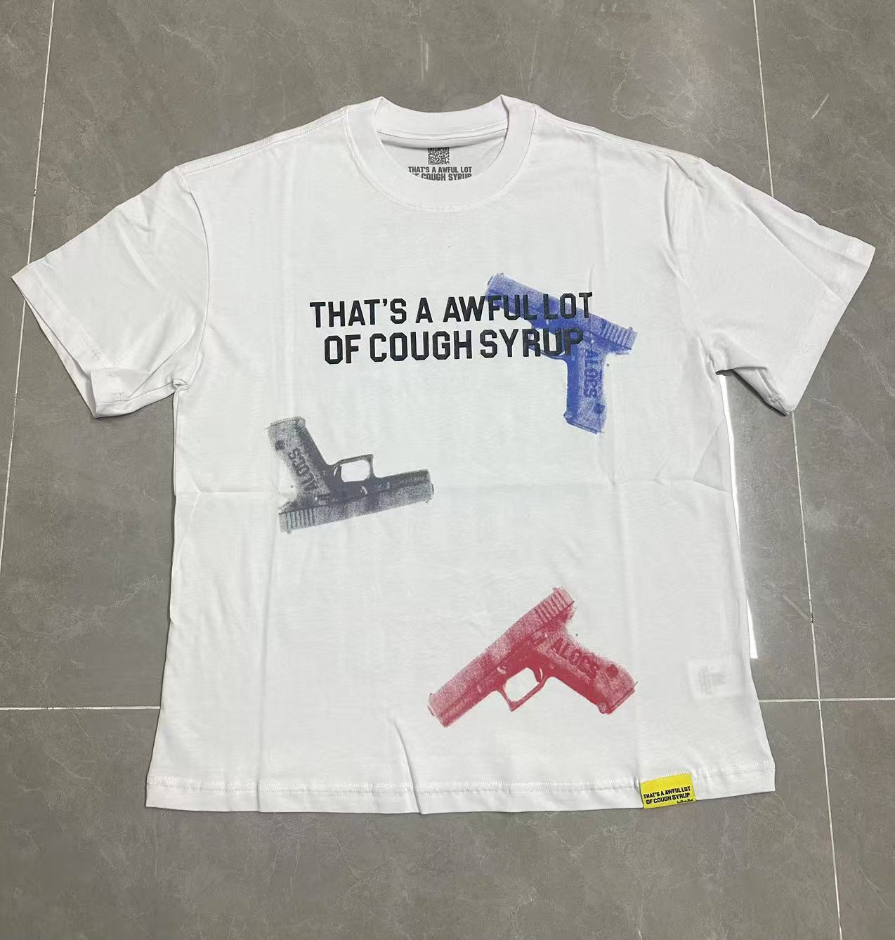 THAT'S A AWFUL LOT OF COUGH SYRUP pure cotton T-shirt