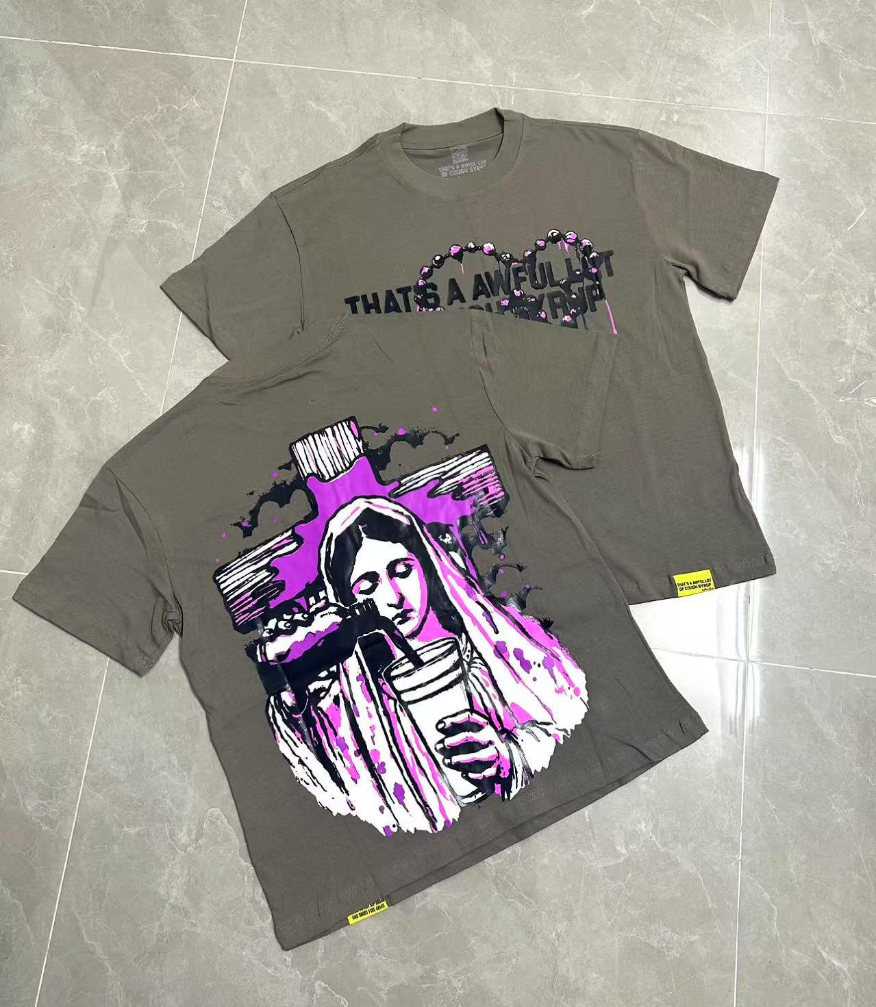 ALOCS 9001 THAT'S A AWFUL LOT OF COUGH SYRUP pure cotton T-shirt