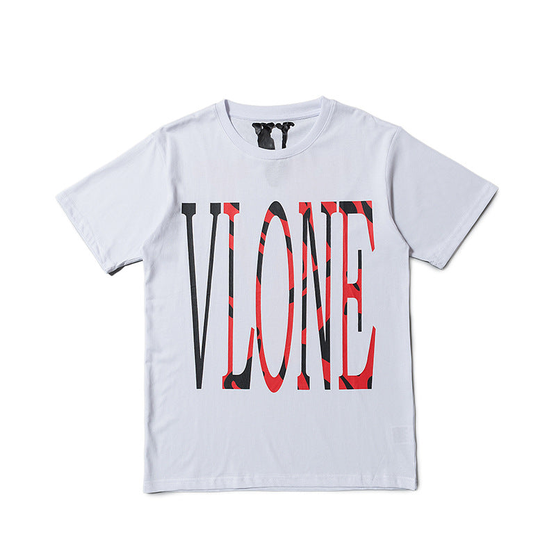 Wholesale Same style as wang yibo lone Short-sleeved with a large back v Reflective Rhinestone Devil Angel Couple Outfit Loose Fit T Shirt