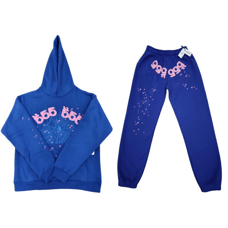 Sp5der55555 Bubble Loose Heavy Hoodie Sweater Sweatpants
