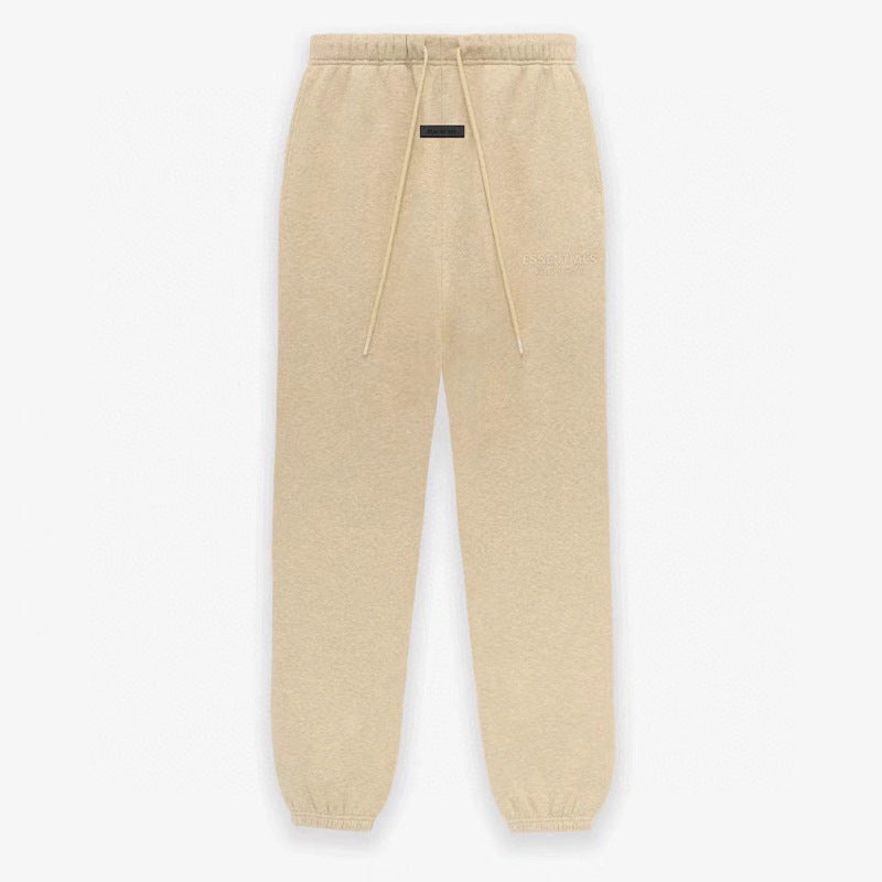 Ess*** Multi-Line Fog Silicone Letters Thickened Sports Casual Sweatpants Trousers