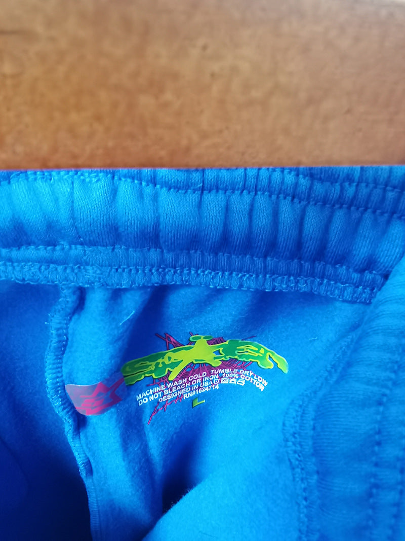 420 gsm 100% cotton spider sweater long pants sp5der