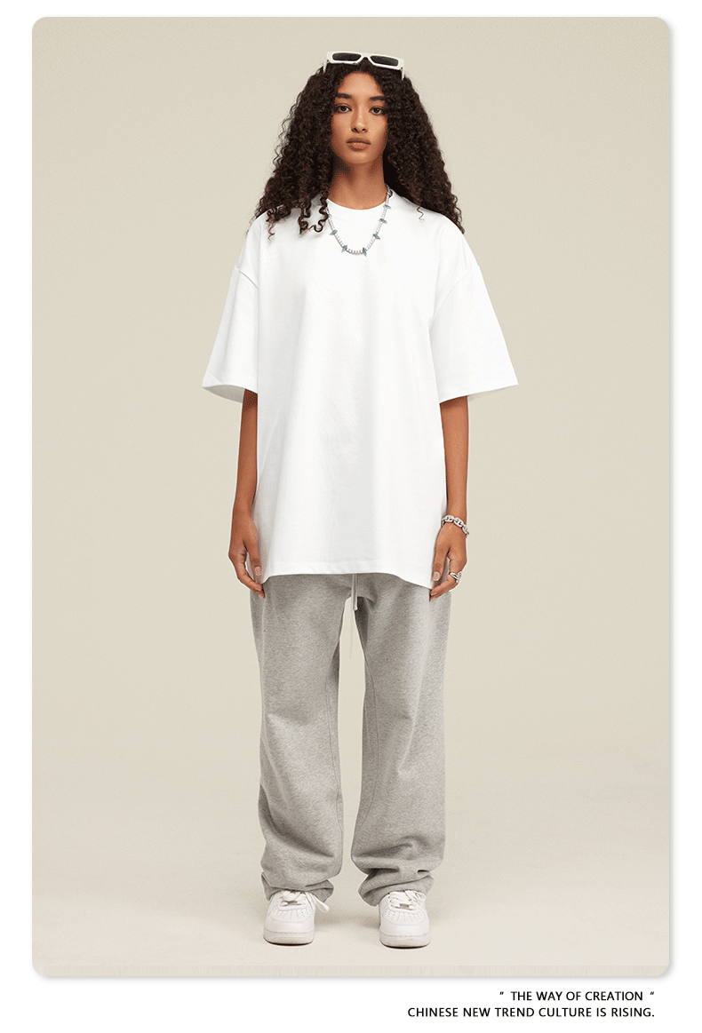 Be Men's 2024 Bashi Cotton T-shirt Heavy Loose Teen Short-Sleeved Men's T Summer Fashion Brand Short Sleeve T-shirt Men's