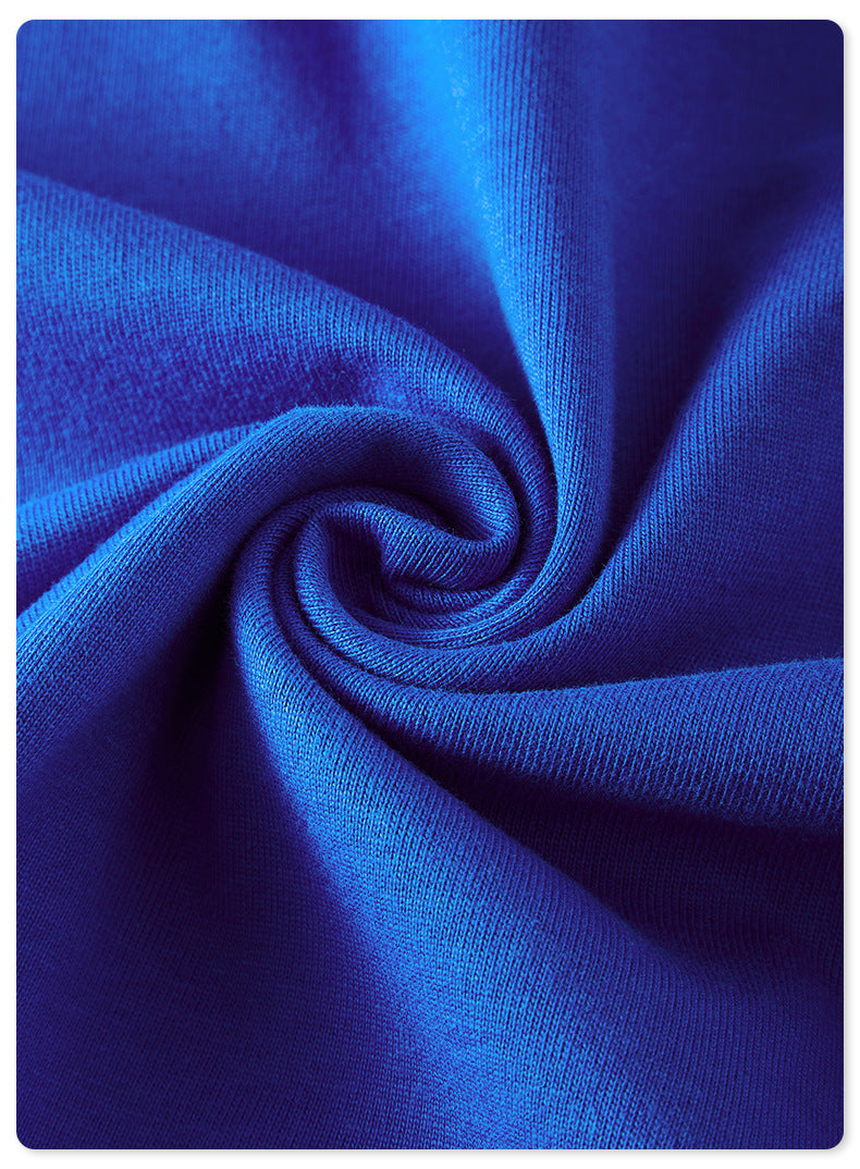 Be Men's 2024 Spring and Summer 305G Heavy T-shirt Men's American Cotton Fashion Brand Solid Color Short Sleeve Teen T-shirt