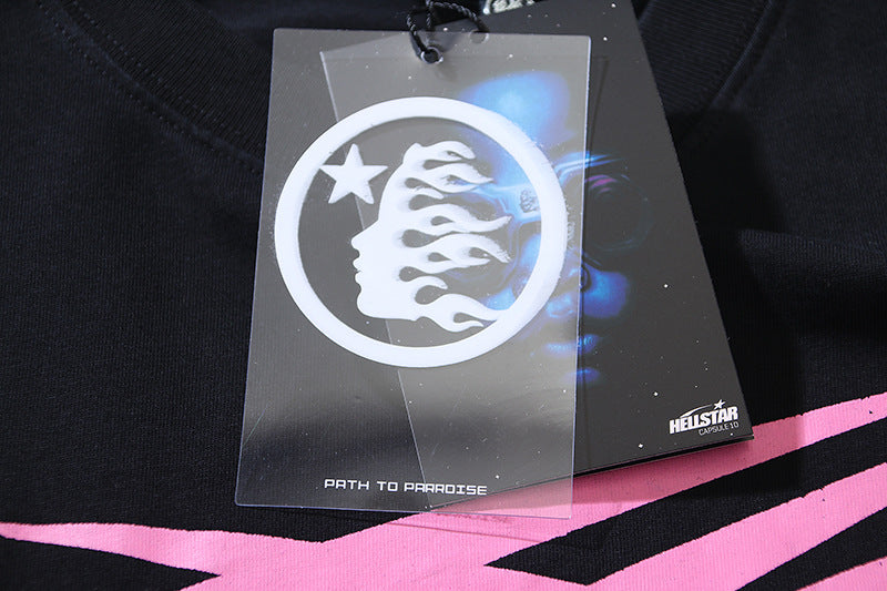 2024 SS Hell starLoose Pullover Short Sleeve T-shirt Green Less