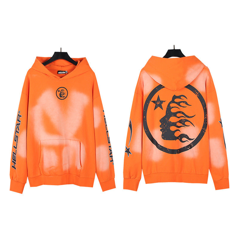 Part2-Hellstar Washed and Worn Hoodie Sweater Trousers Suit