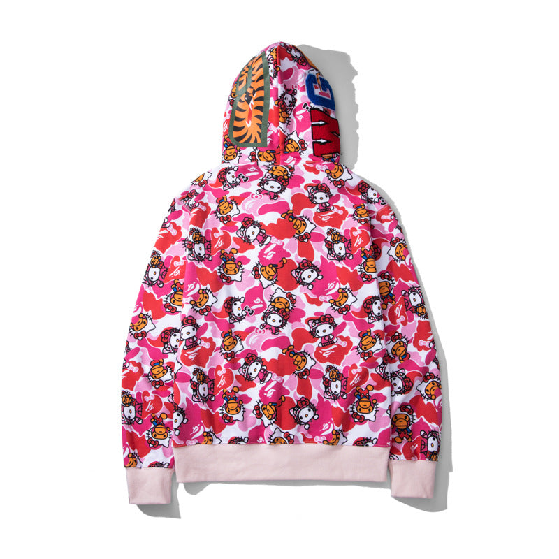bape original 100% cotton hoodies for women and men