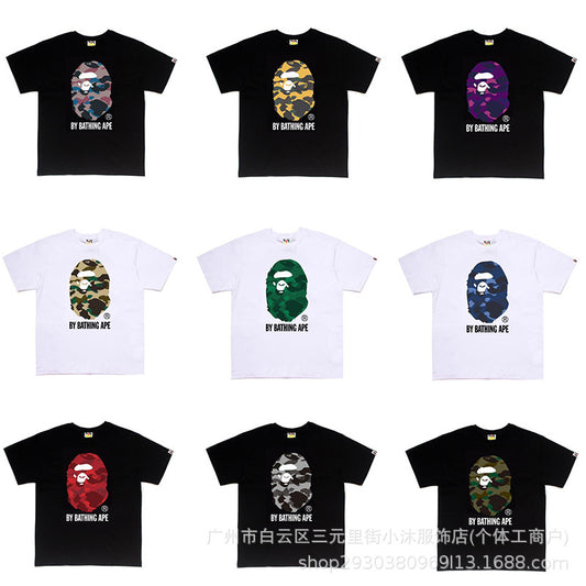 BP2002 Bape original quality 100% cotton street T shirt