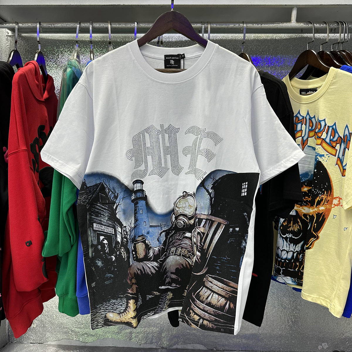 MIXED EMOTION New Brand 100% cotton tee shirts