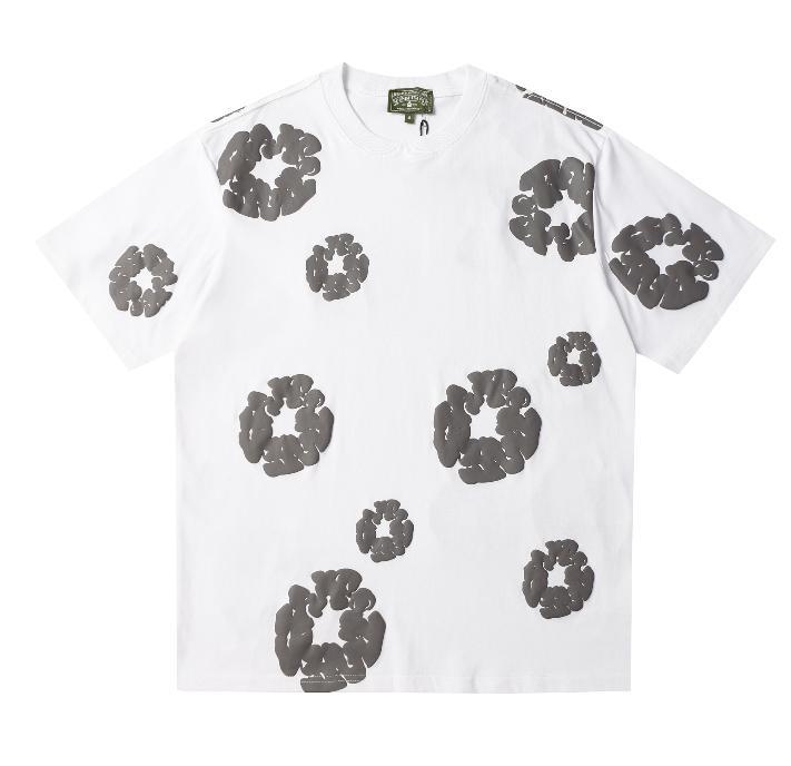 DENIMTEARS Kapok Foam Printed Trendy Brand Sweatshirt and Sweatpants Casual Hoodie Unisex Sports Set