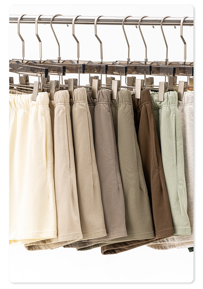 Be Men's 2024 Heavy Fog Teen Fashion Brand Men's Loose Cropped Pants Men's Sports Casual Shorts Summer