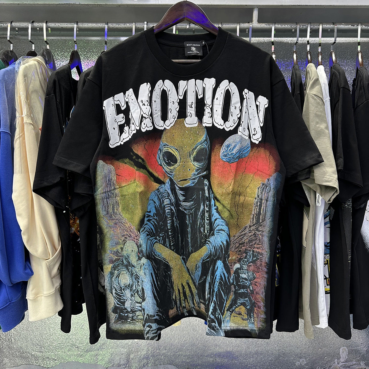 MIXED EMOTION New Brand 100% cotton tee shirts