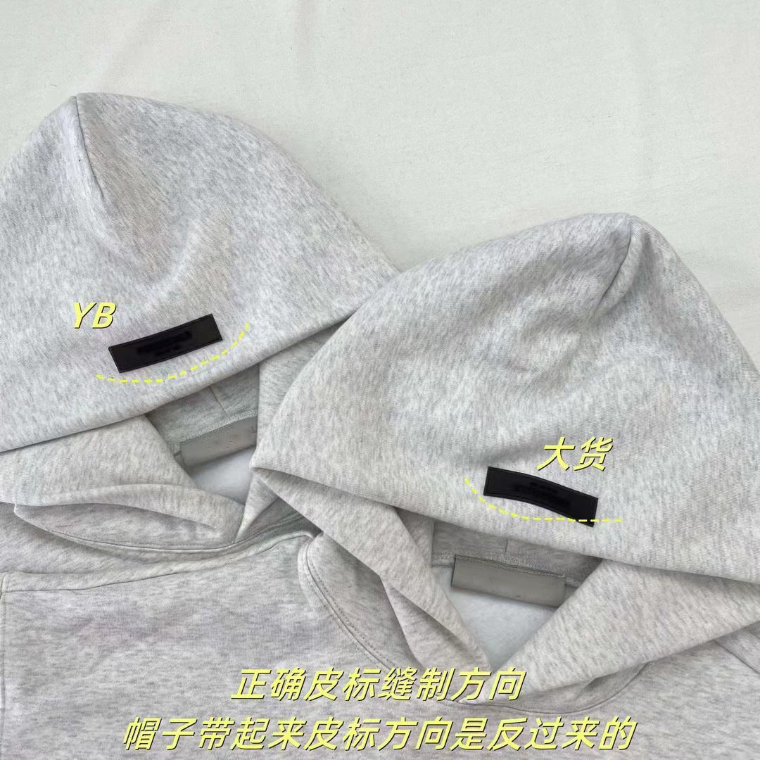 Top 1:1 Stock X Essentials Fog Fleece Thermal Hoodie Hoodie
