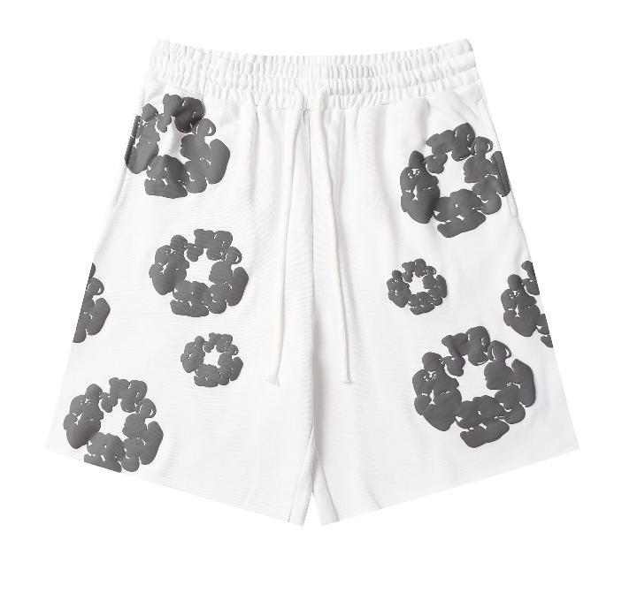 380gsm Denim tears Puff Print Sweatshirt and Sweatpants Casual Hoodie Men's and Women's Sports Suit