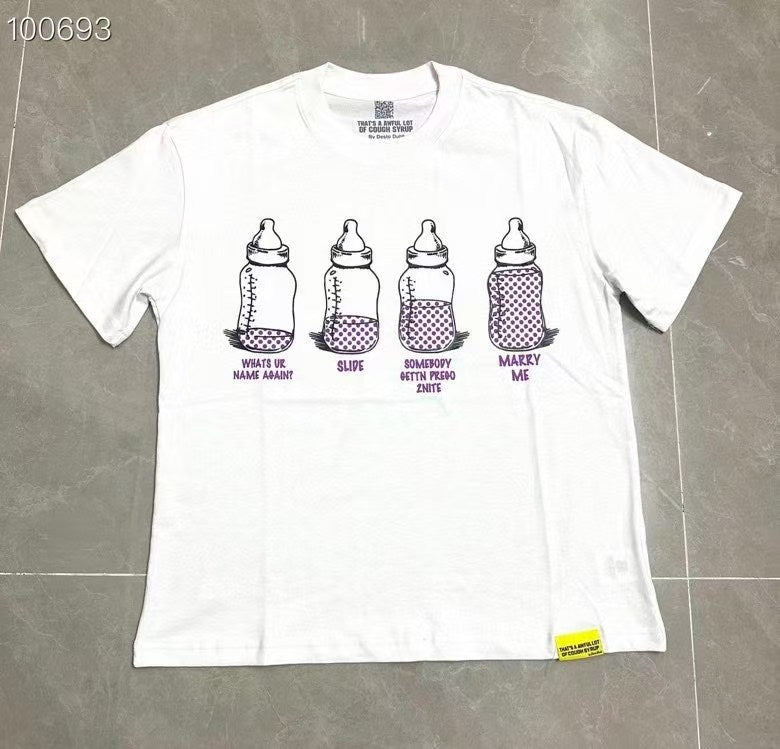 Short Sleeve THAT'S A AWFUL LOT OF COUGH SYRUP 100% Cotton T-Shirt