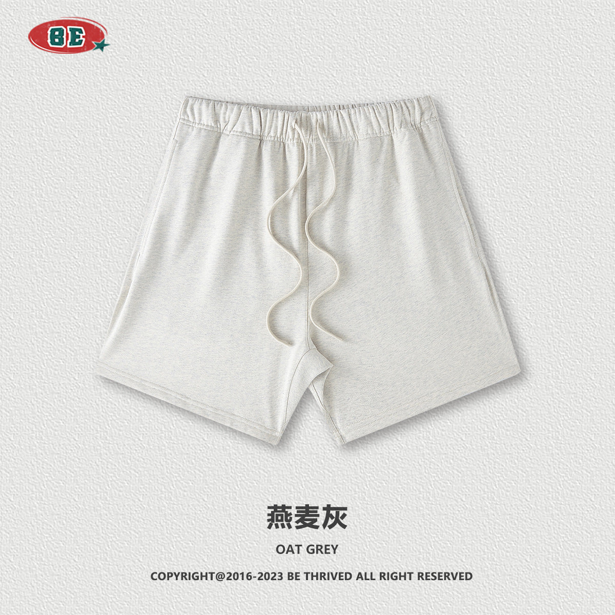 Be Men's 2024 Heavy Fog Teen Fashion Brand Men's Loose Cropped Pants Men's Sports Casual Shorts Summer