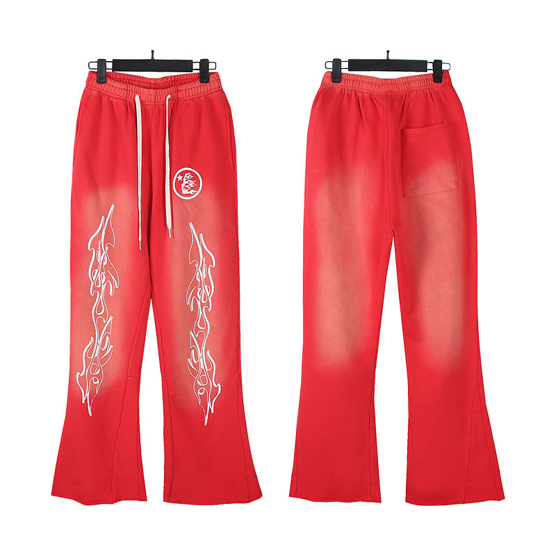 Hellstar Washed and Worn Hoodie Sweater Trousers Suit