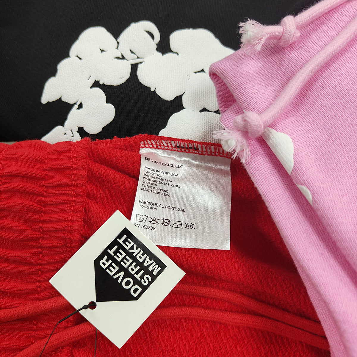 DENIM Puffy Printed 430gsm 100% Cotton Long Pants Sweater for women and men