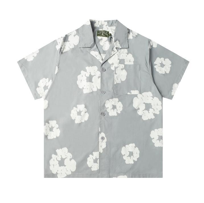 380gsm Denim tears Puff Print Sweatshirt and Sweatpants Casual Hoodie Men's and Women's Sports Suit