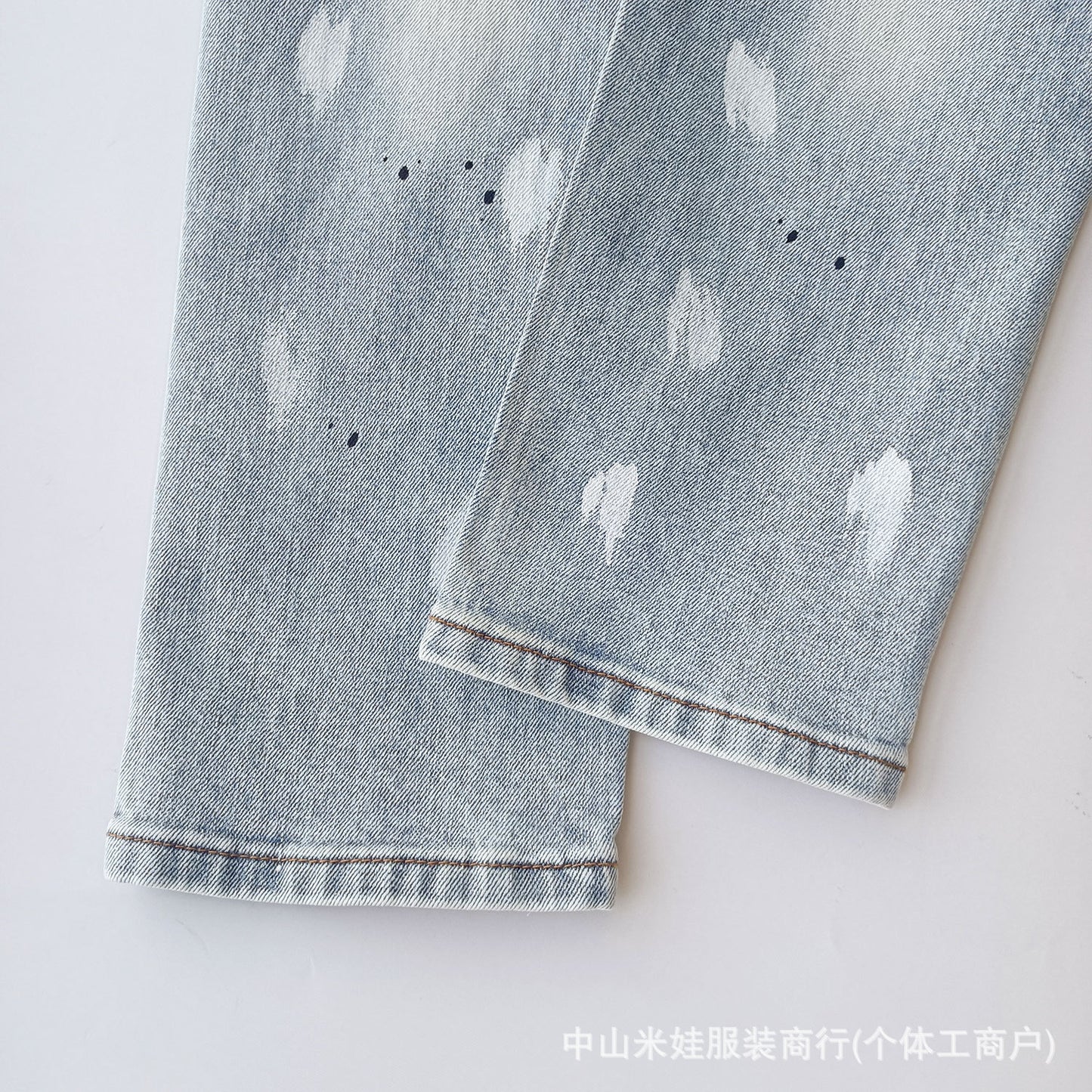 Pp6004 Purple Jeans Splash-Ink Jeans