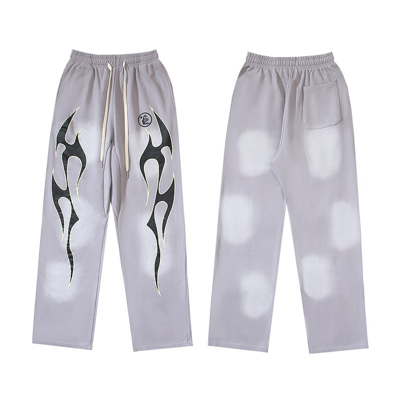 Part3-Hellstar Washed and Worn Hoodie Sweater Trousers Suit