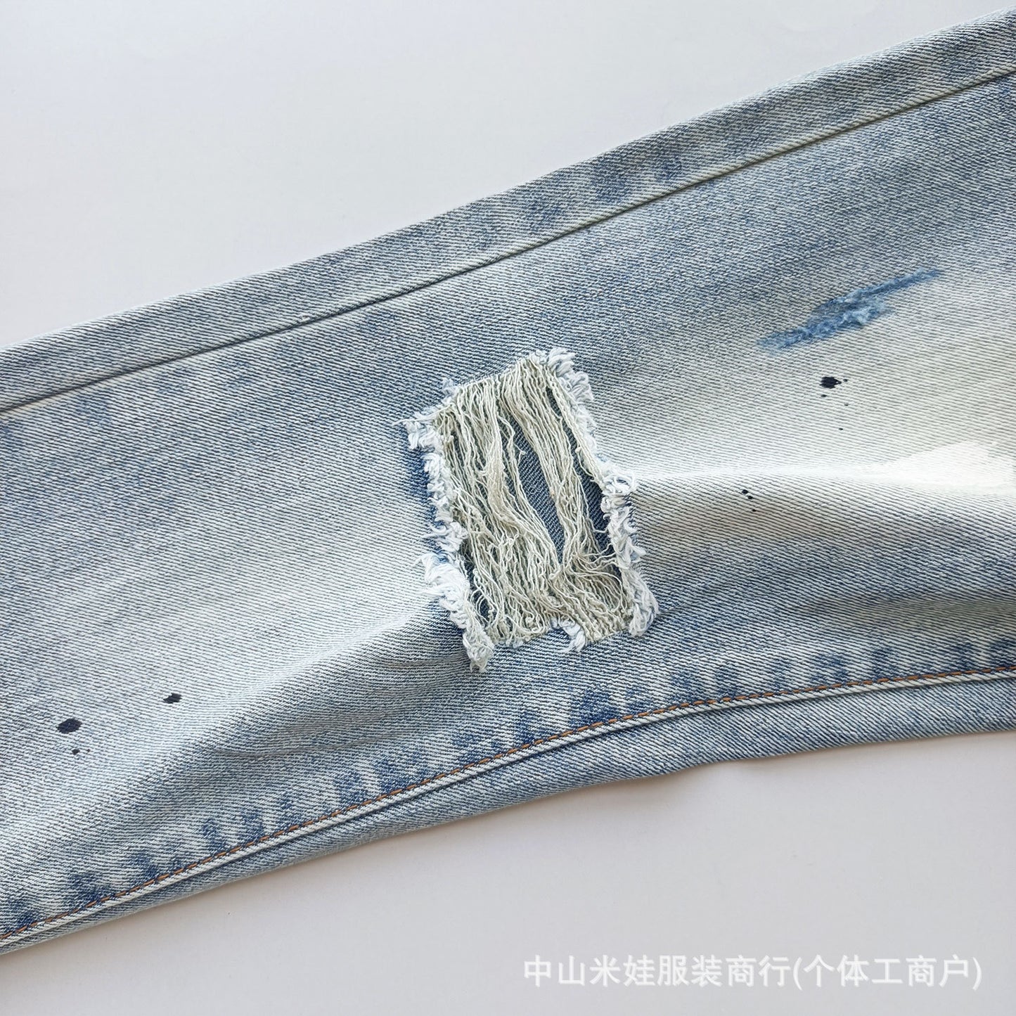 Pp6004 Purple Jeans Splash-Ink Jeans